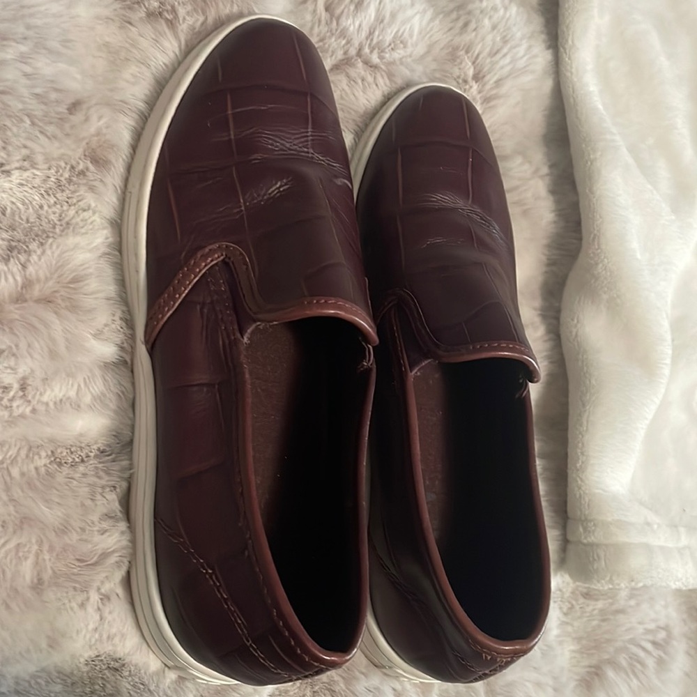 NWOT Coach Leather Slip-ons Size 7